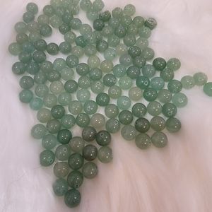 9mm green jade loose beads